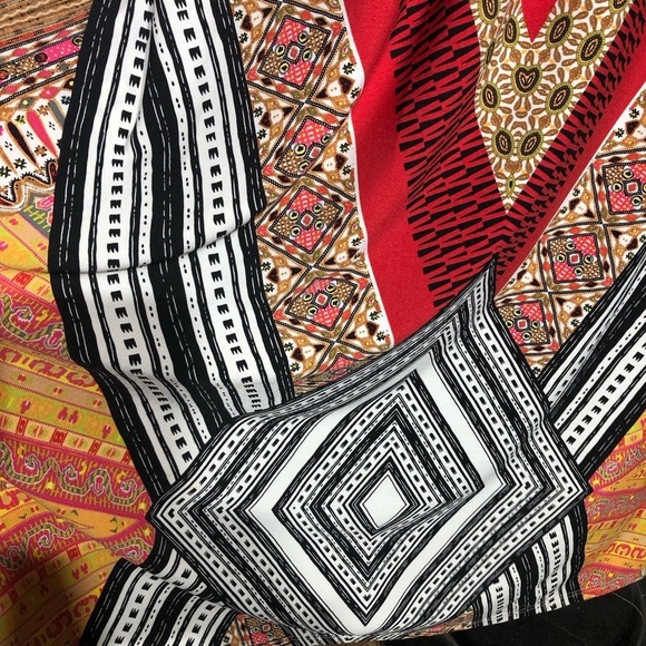 London Times Maxi Dress Halter Boho Paisley Multicolor Women's 14 - Picture 12 of 14